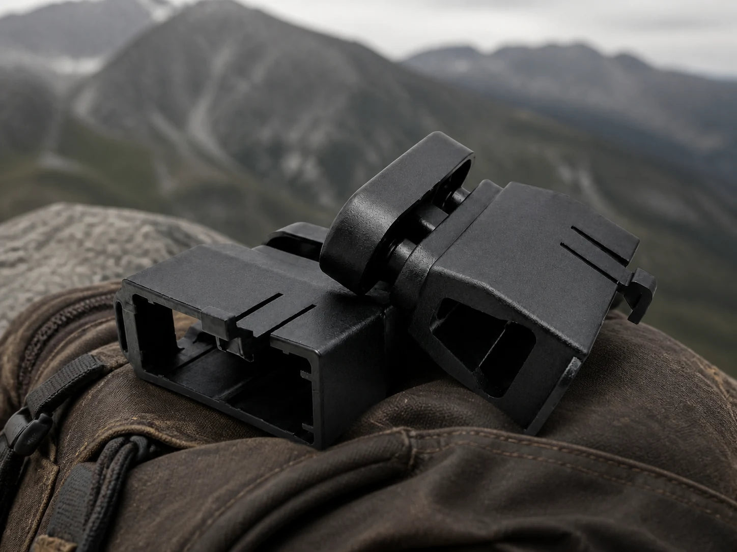RETACKIT magazine loader and unloader on a technical field bag