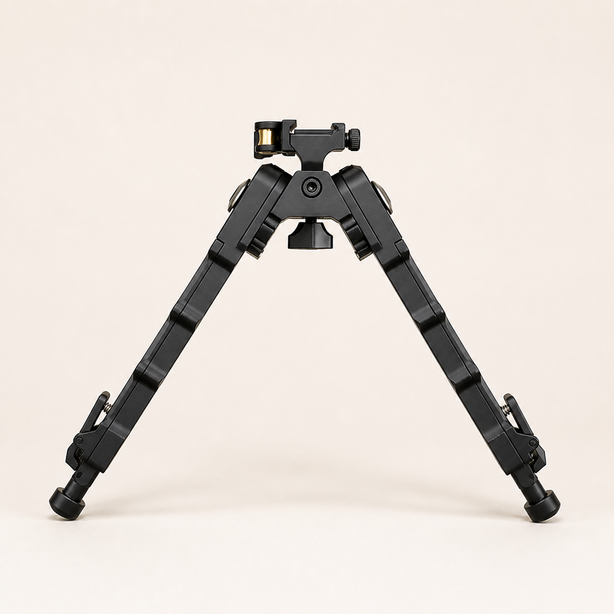 RETACKIT Quick-Detach M1913 Picatinny Tactical Bipod — quick detach bipod black front