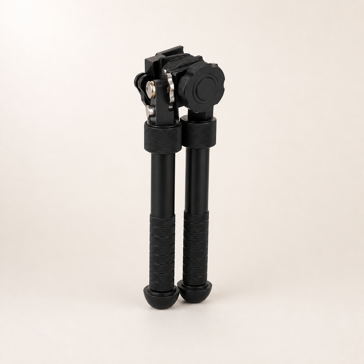 RETACKIT Adjustable Picatinny / Weaver Tactical Bipod — adjustable bipod black folded