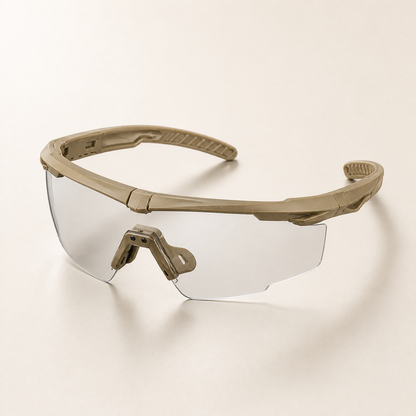 RETACKIT Tactical Ballistic Goggles Pro — ballistic goggles fde three quarter
