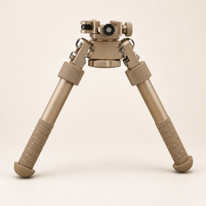 RETACKIT Adjustable Picatinny / Weaver Tactical Bipod — adjustable bipod fde controls