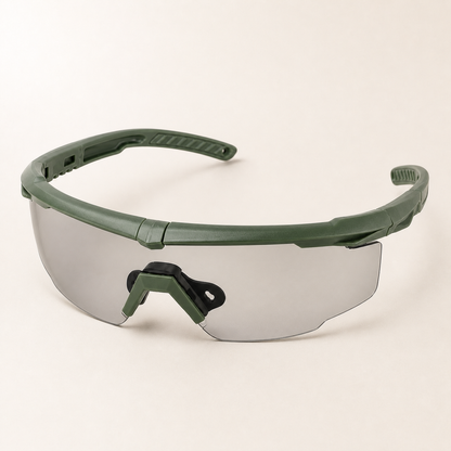 RETACKIT Tactical Ballistic Goggles Pro — ballistic goggles green three quarter