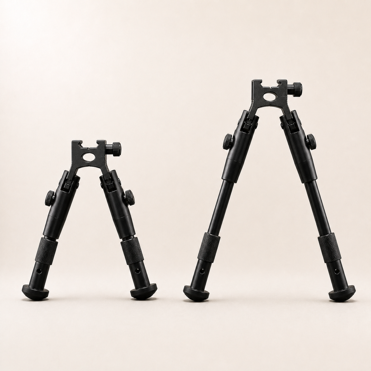 RETACKIT Compact Tactical Bipod with Picatinny Adapter — compact length comparison clean