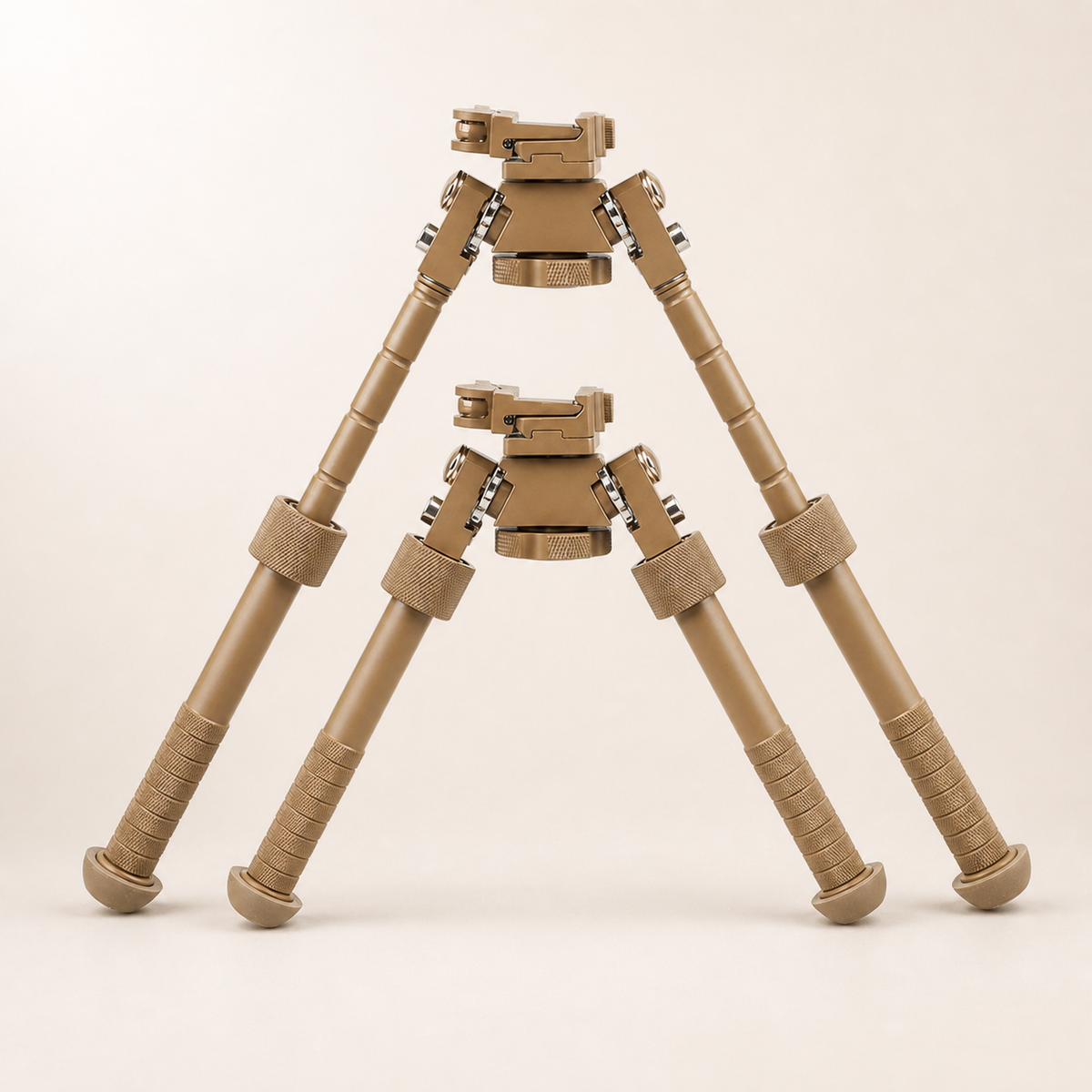 RETACKIT Adjustable Picatinny / Weaver Tactical Bipod — adjustable bipod fde heights