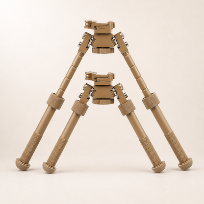 RETACKIT Adjustable Picatinny / Weaver Tactical Bipod — adjustable bipod fde heights