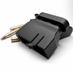 RETACKIT 2-in-1 AR15/M4 magazine loader and unloader shown with 5.56/.223 rifle cartridges on a white background