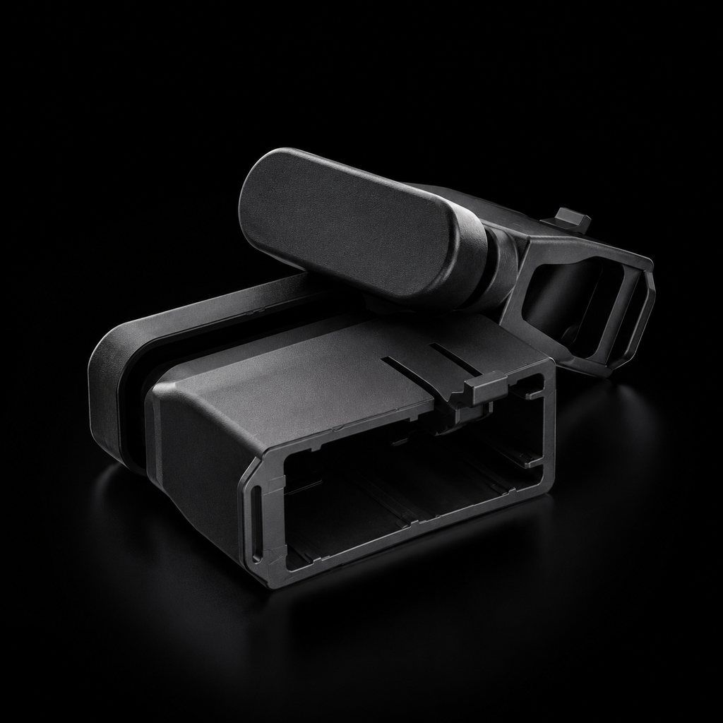 RETACKIT patented AR15/M4 magazine loader and unloader in black polymer on a premium dark studio background