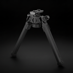 RETACKIT Tactical Bipod M-LOK Black - Front View Premium Rifle Stabilization