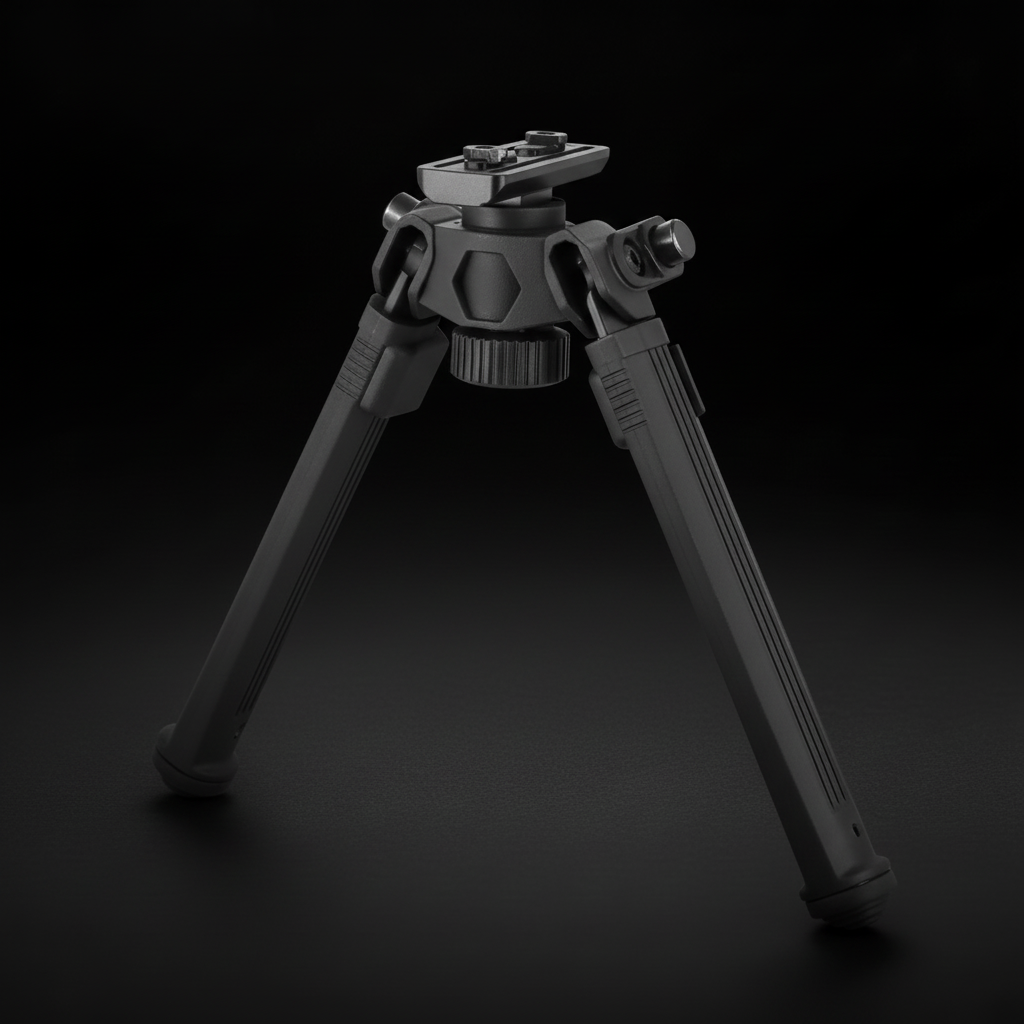 RETACKIT Premium Stability Bipod in Black, front view