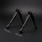 RETACKIT 3 Inch Bipod Height Adjustment Comparison 131mm to 163mm - 2 Section Telescoping Legs - Compact Design