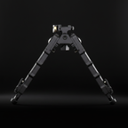RETACKIT 6-10 Inch Bipod Black Extended V-Position - 5 Position Height Adjustment - Cant and Swivel Capability