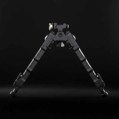 RETACKIT 6-10 Inch Bipod Black Extended V-Position - 5 Position Height Adjustment - Cant and Swivel Capability