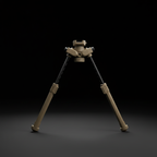 RETACKIT Tactical Bipod Picatinny Rail FDE - Flat Dark Earth Finish